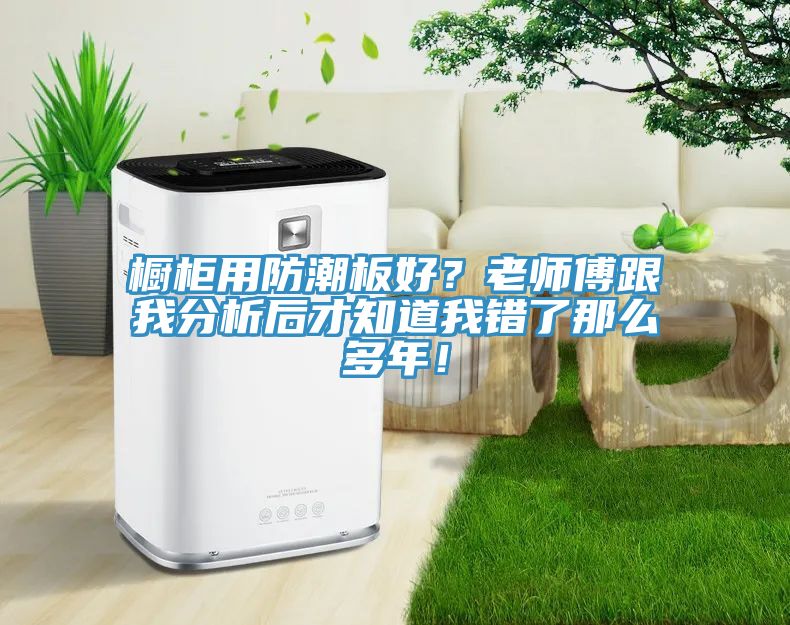 櫥柜用防潮板好？老師傅跟我分析后才知道我錯(cuò)了那么多年！