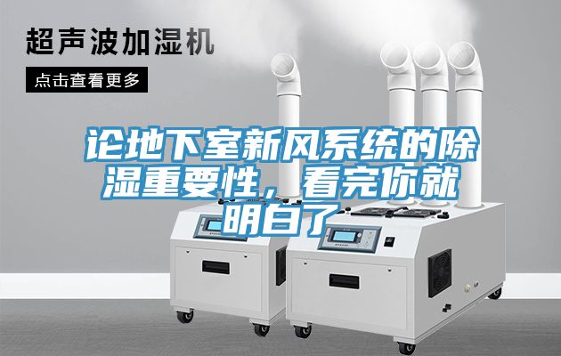 論地下室新風(fēng)系統(tǒng)的除濕重要性，看完你就明白了