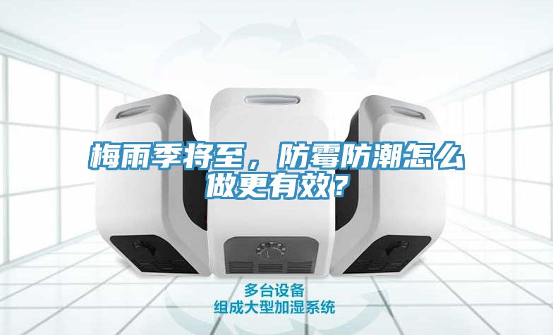 梅雨季將至，防霉防潮怎么做更有效？