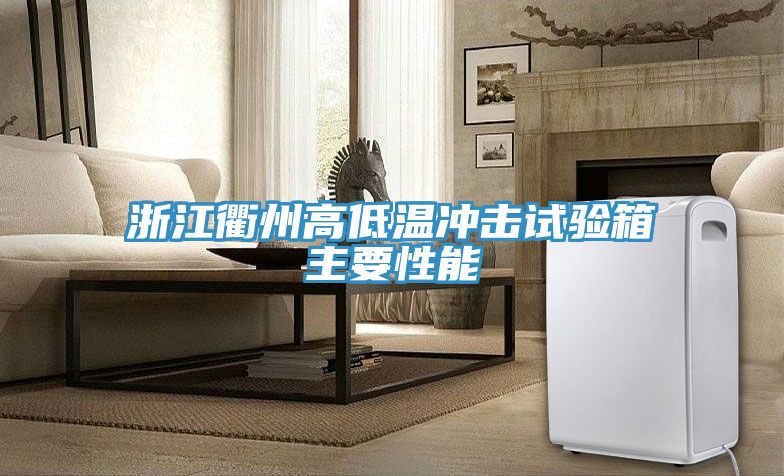 浙江衢州高低溫沖擊試驗(yàn)箱主要性能