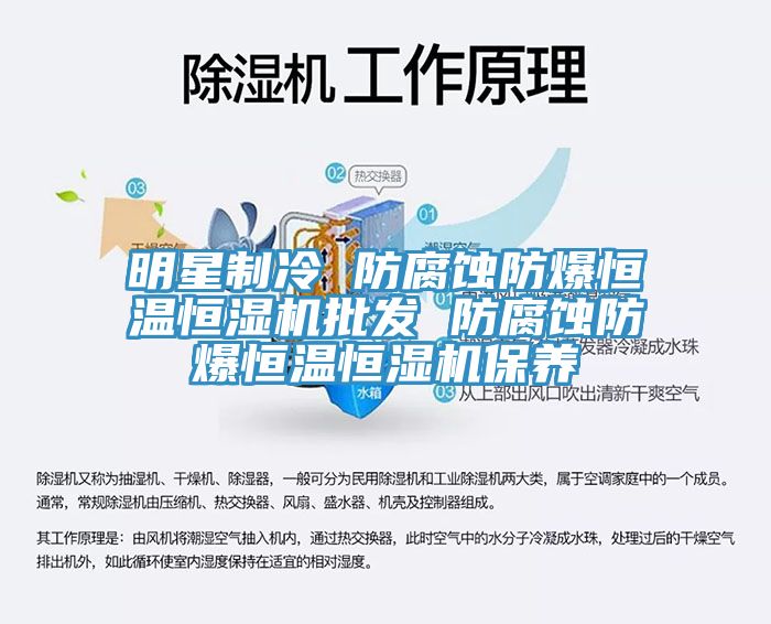 明星制冷 防腐蝕防爆恒溫恒濕機(jī)批發(fā) 防腐蝕防爆恒溫恒濕機(jī)保養(yǎng)