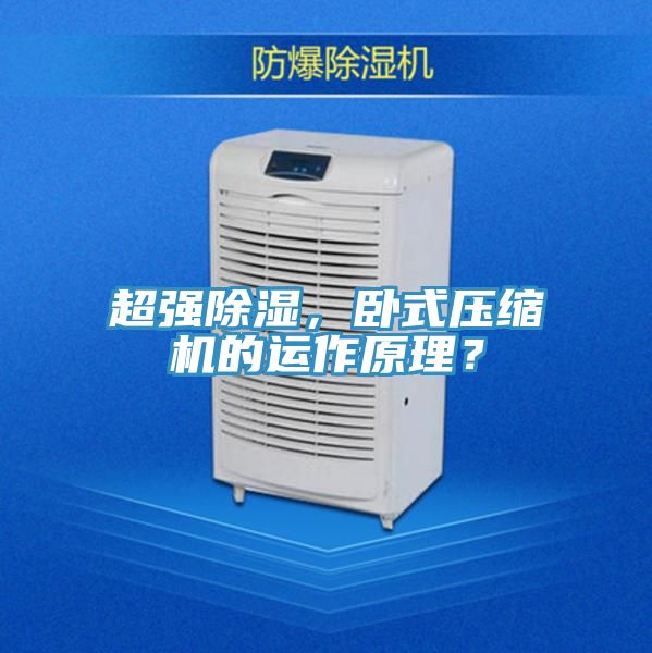 超強除濕，臥式壓縮機的運作原理？