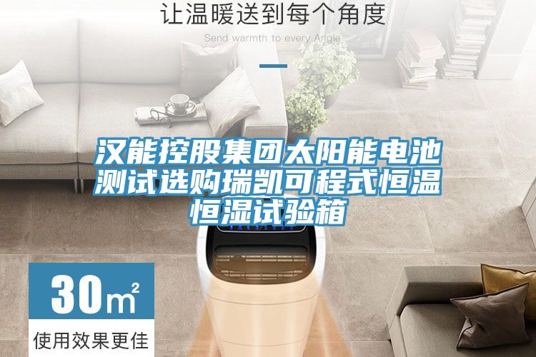 漢能控股集團(tuán)太陽能電池測(cè)試選購(gòu)瑞凱可程式恒溫恒濕試驗(yàn)箱