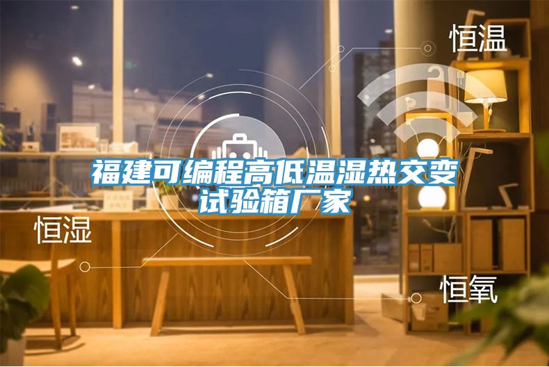 福建可編程高低溫濕熱交變?cè)囼?yàn)箱廠家