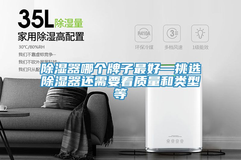 除濕器哪個牌子最好—挑選除濕器還需要看質(zhì)量和類型等