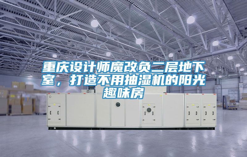 重慶設(shè)計師魔改負二層地下室，打造不用抽濕機的陽光趣味房
