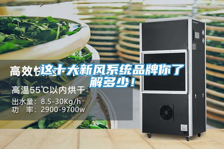 這十大新風(fēng)系統(tǒng)品牌你了解多少！