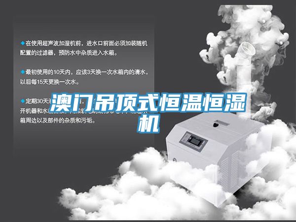 澳門吊頂式恒溫恒濕機(jī)