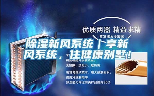 除濕新風(fēng)系統(tǒng)｜享新風(fēng)系統(tǒng)，住健康別墅！