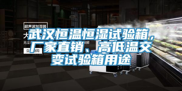 武漢恒溫恒濕試驗箱，廠家直銷、高低溫交變試驗箱用途