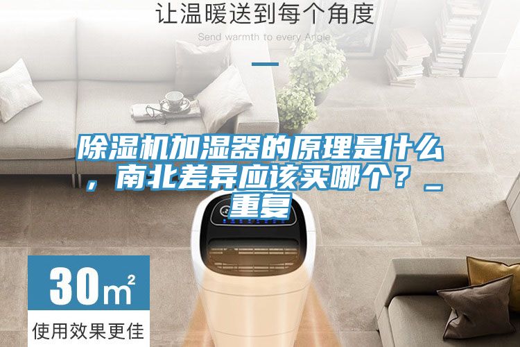 除濕機(jī)加濕器的原理是什么，南北差異應(yīng)該買哪個(gè)？_重復(fù)