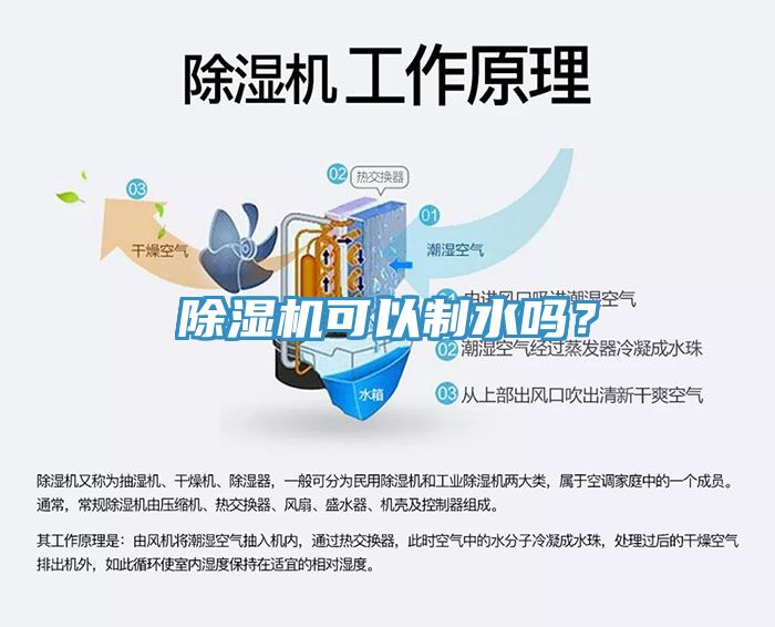 除濕機可以制水嗎？