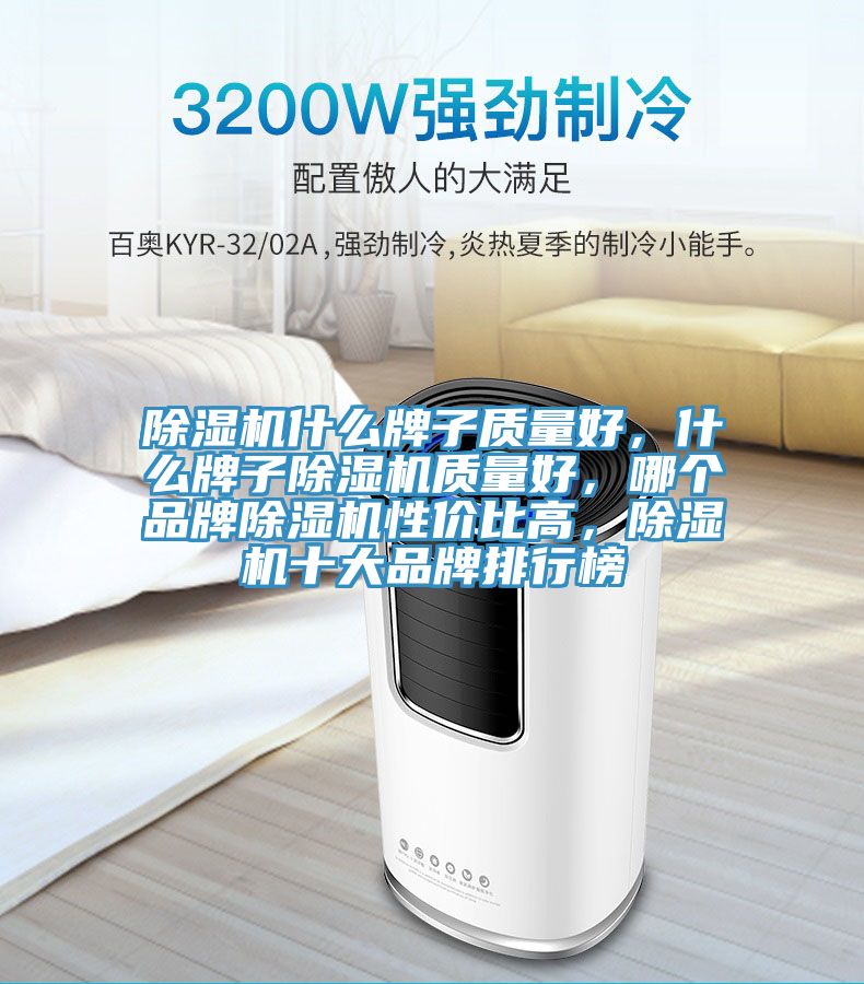 除濕機什么牌子質量好，什么牌子除濕機質量好，哪個品牌除濕機性價比高，除濕機十大品牌排行榜