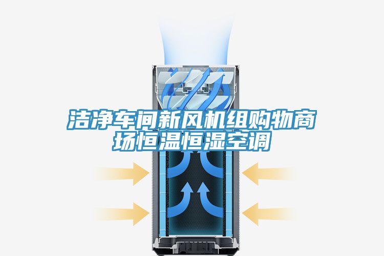 潔凈車間新風機組購物商場恒溫恒濕空調(diào)