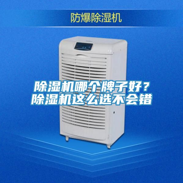 除濕機哪個牌子好？除濕機這么選不會錯