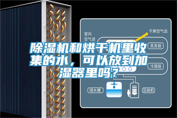 除濕機和烘干機里收集的水，可以放到加濕器里嗎？