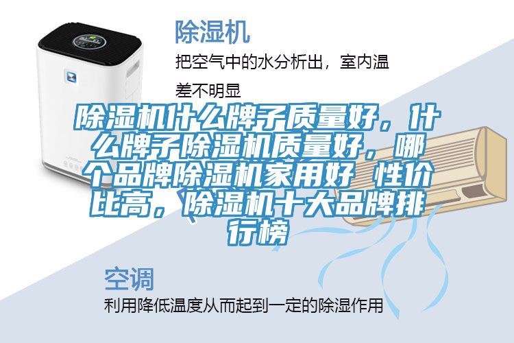 除濕機什么牌子質量好，什么牌子除濕機質量好，哪個品牌除濕機家用好 性價比高，除濕機十大品牌排行榜