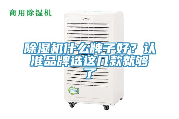 除濕機什么牌子好？認準品牌選這幾款就夠了