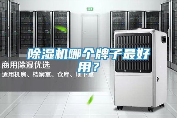 除濕機哪個牌子最好用？