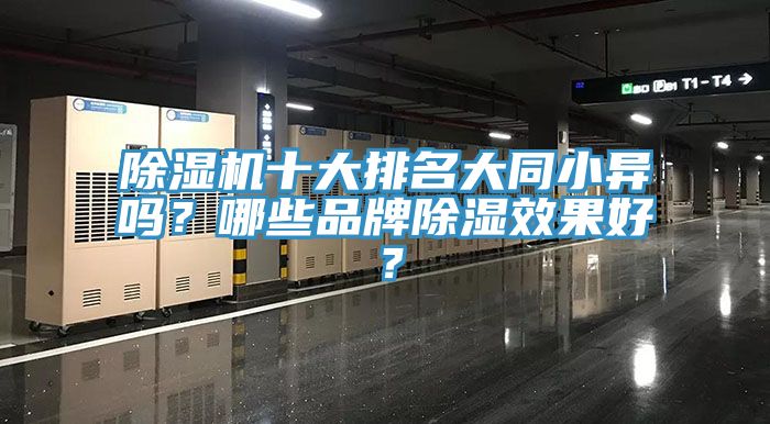 除濕機(jī)十大排名大同小異嗎？哪些品牌除濕效果好？