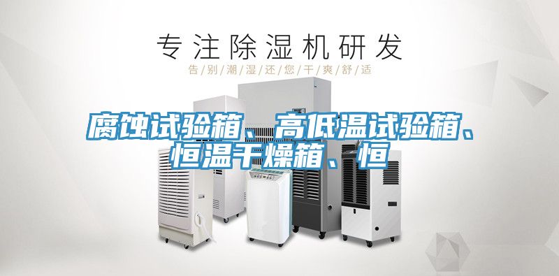 腐蝕試驗(yàn)箱、高低溫試驗(yàn)箱、恒溫干燥箱、恒