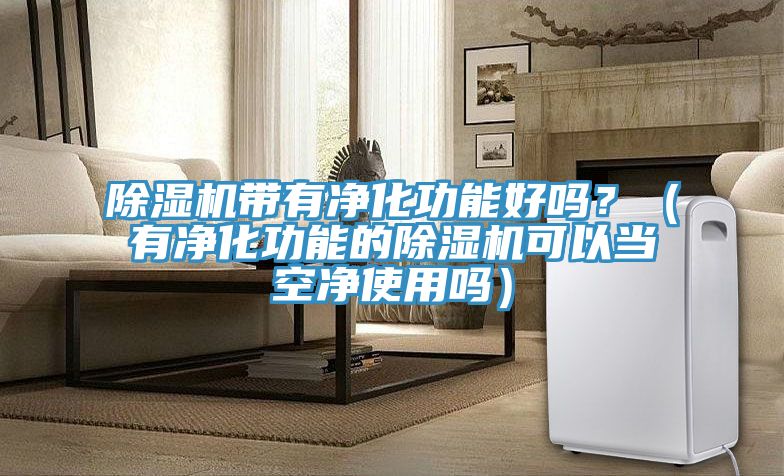 除濕機帶有凈化功能好嗎？（有凈化功能的除濕機可以當(dāng)空凈使用嗎）