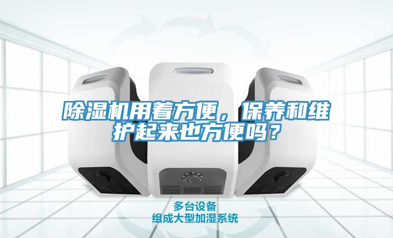 除濕機用著方便，保養(yǎng)和維護起來也方便嗎？