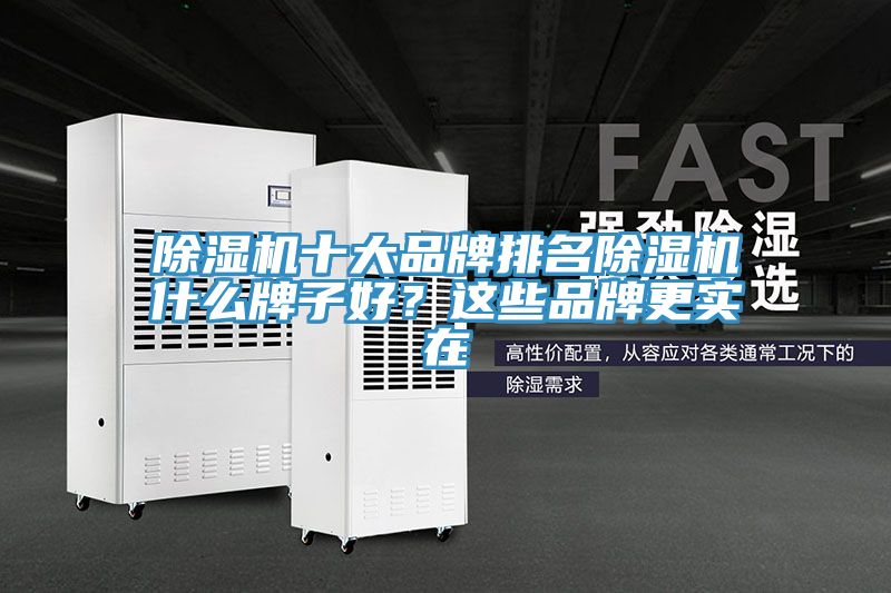 除濕機十大品牌排名除濕機什么牌子好？這些品牌更實在