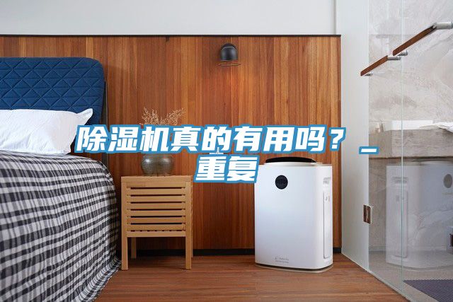 除濕機真的有用嗎？_重復