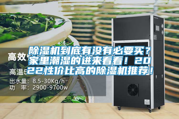除濕機(jī)到底有沒(méi)有必要買？家里潮濕的進(jìn)來(lái)看看！2022性價(jià)比高的除濕機(jī)推薦！