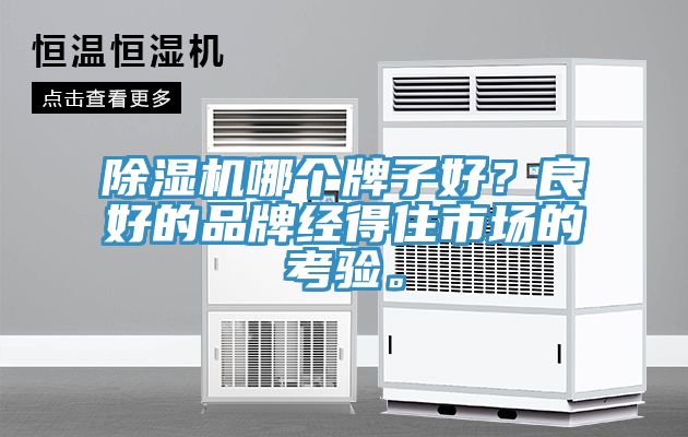 除濕機(jī)哪個(gè)牌子好？良好的品牌經(jīng)得住市場(chǎng)的考驗(yàn)。