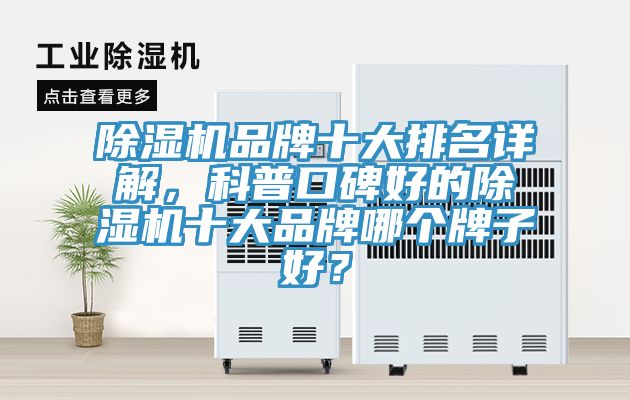 除濕機(jī)品牌十大排名詳解，科普口碑好的除濕機(jī)十大品牌哪個牌子好？