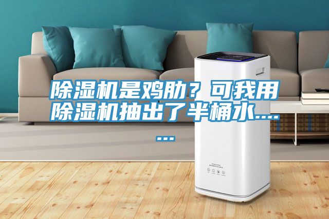 除濕機是雞肋？可我用除濕機抽出了半桶水.......