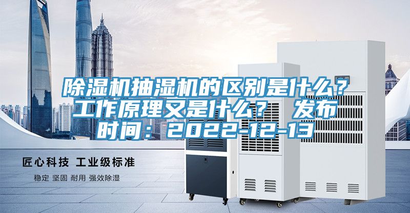 除濕機抽濕機的區(qū)別是什么？工作原理又是什么？ 發(fā)布時間：2022-12-13