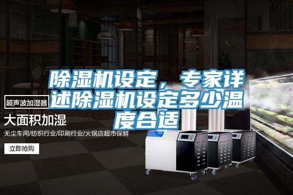 除濕機(jī)設(shè)定，專家詳述除濕機(jī)設(shè)定多少溫度合適