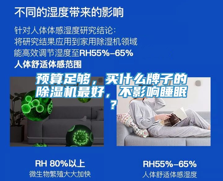 預算足夠，買什么牌子的除濕機最好，不影響睡眠？
