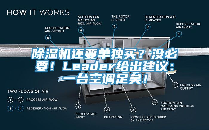 除濕機(jī)還要單獨買？沒必要！Leader給出建議：一臺空調(diào)足矣！