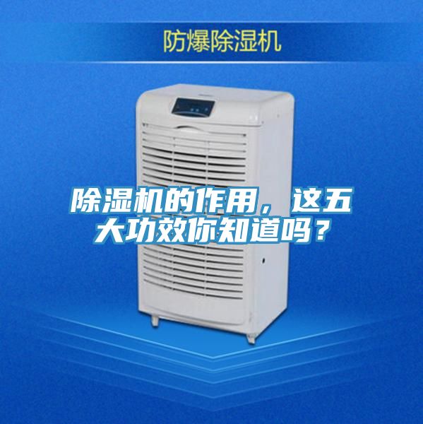 除濕機(jī)的作用，這五大功效你知道嗎？