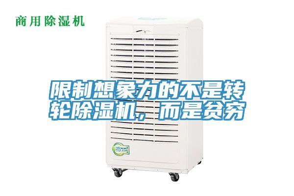 限制想象力的不是轉(zhuǎn)輪除濕機，而是貧窮