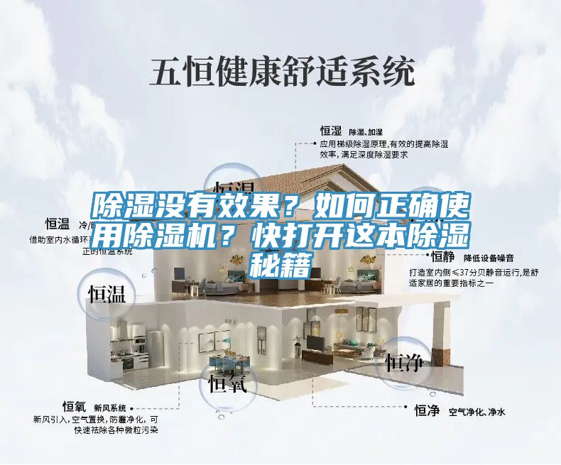 除濕沒有效果？如何正確使用除濕機？快打開這本除濕秘籍
