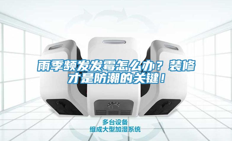雨季頻發(fā)發(fā)霉怎么辦？裝修才是防潮的關鍵！