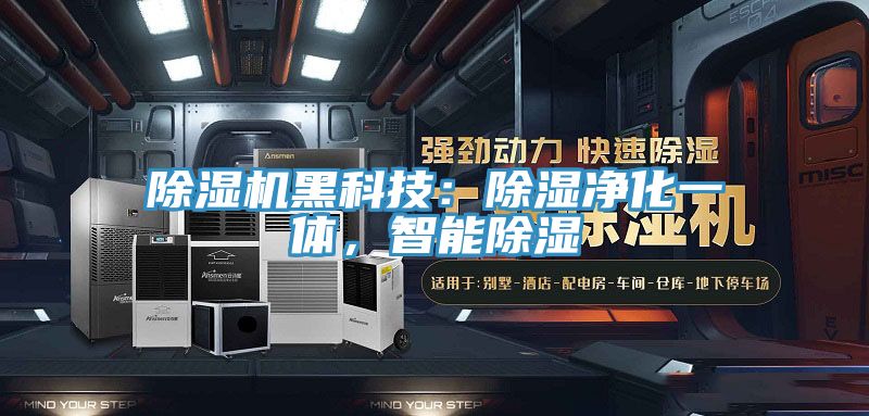 除濕機黑科技：除濕凈化一體，智能除濕