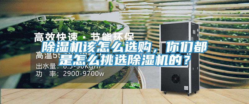 除濕機(jī)該怎么選購(gòu)，你們都是怎么挑選除濕機(jī)的？