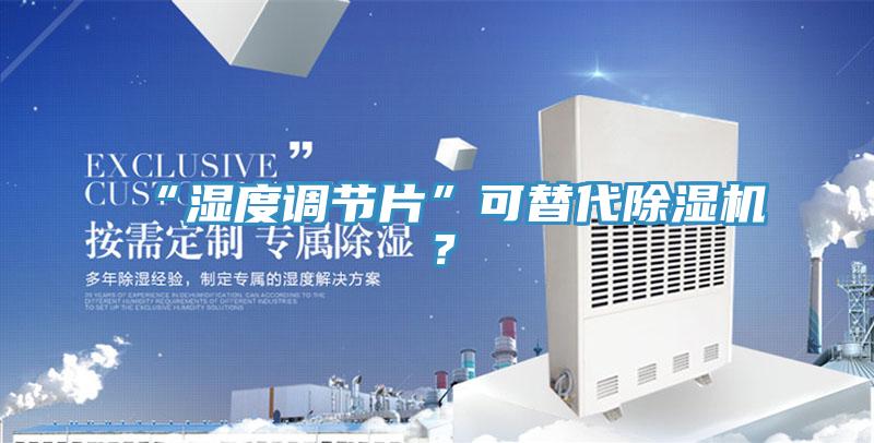 “濕度調(diào)節(jié)片”可替代除濕機(jī)？