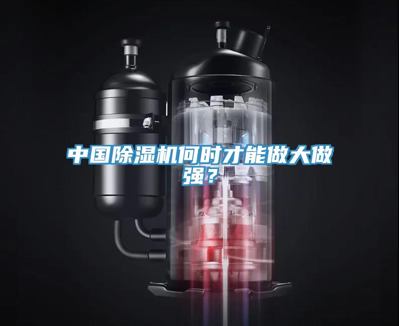 中國(guó)除濕機(jī)何時(shí)才能做大做強(qiáng)？