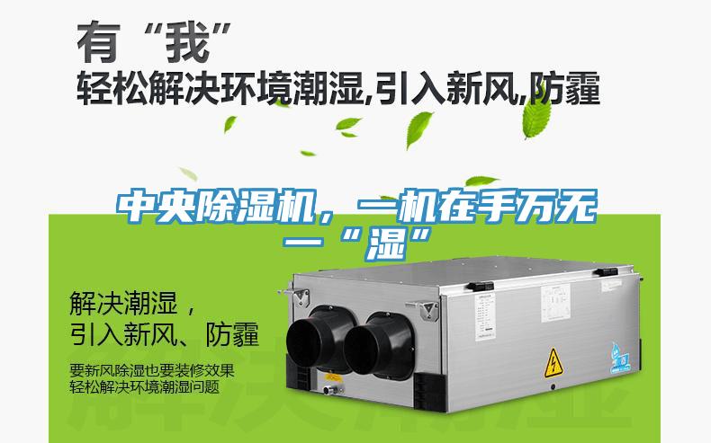 中央除濕機(jī)，一機(jī)在手萬無一“濕”