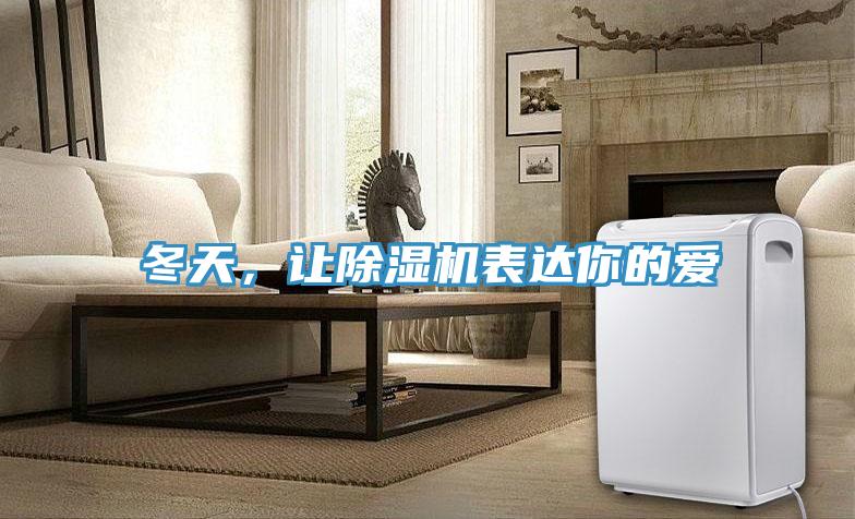 冬天，讓除濕機表達你的愛