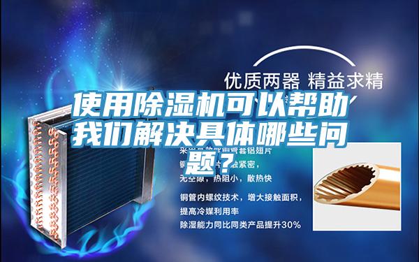 使用除濕機可以幫助我們解決具體哪些問題？