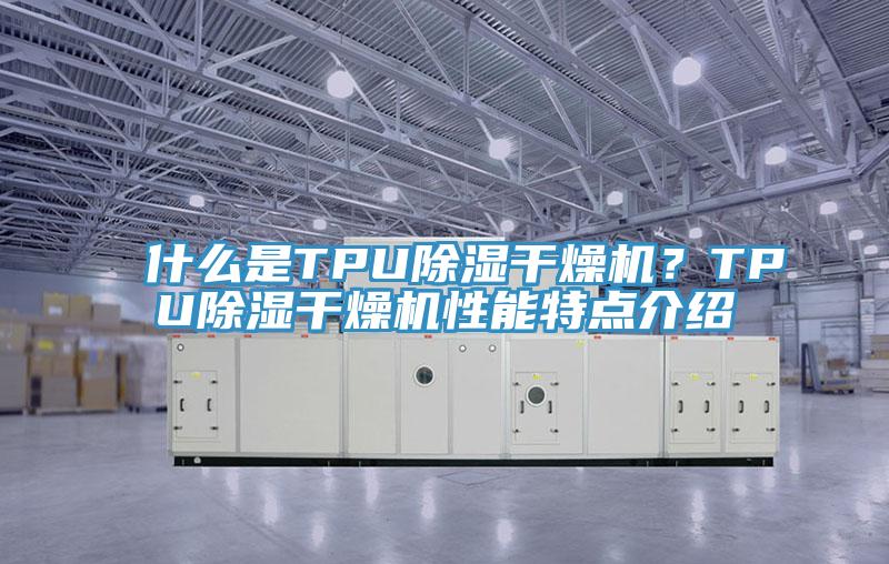什么是TPU除濕干燥機(jī)？TPU除濕干燥機(jī)性能特點(diǎn)介紹