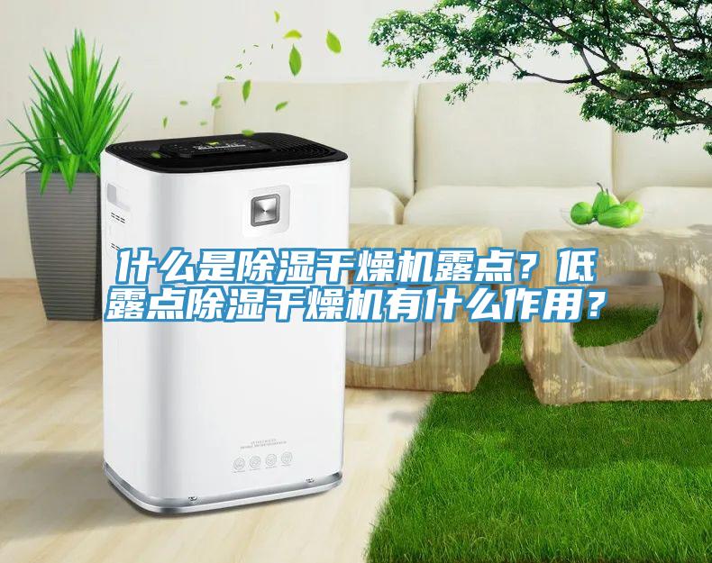 什么是除濕干燥機(jī)露點(diǎn)？低露點(diǎn)除濕干燥機(jī)有什么作用？